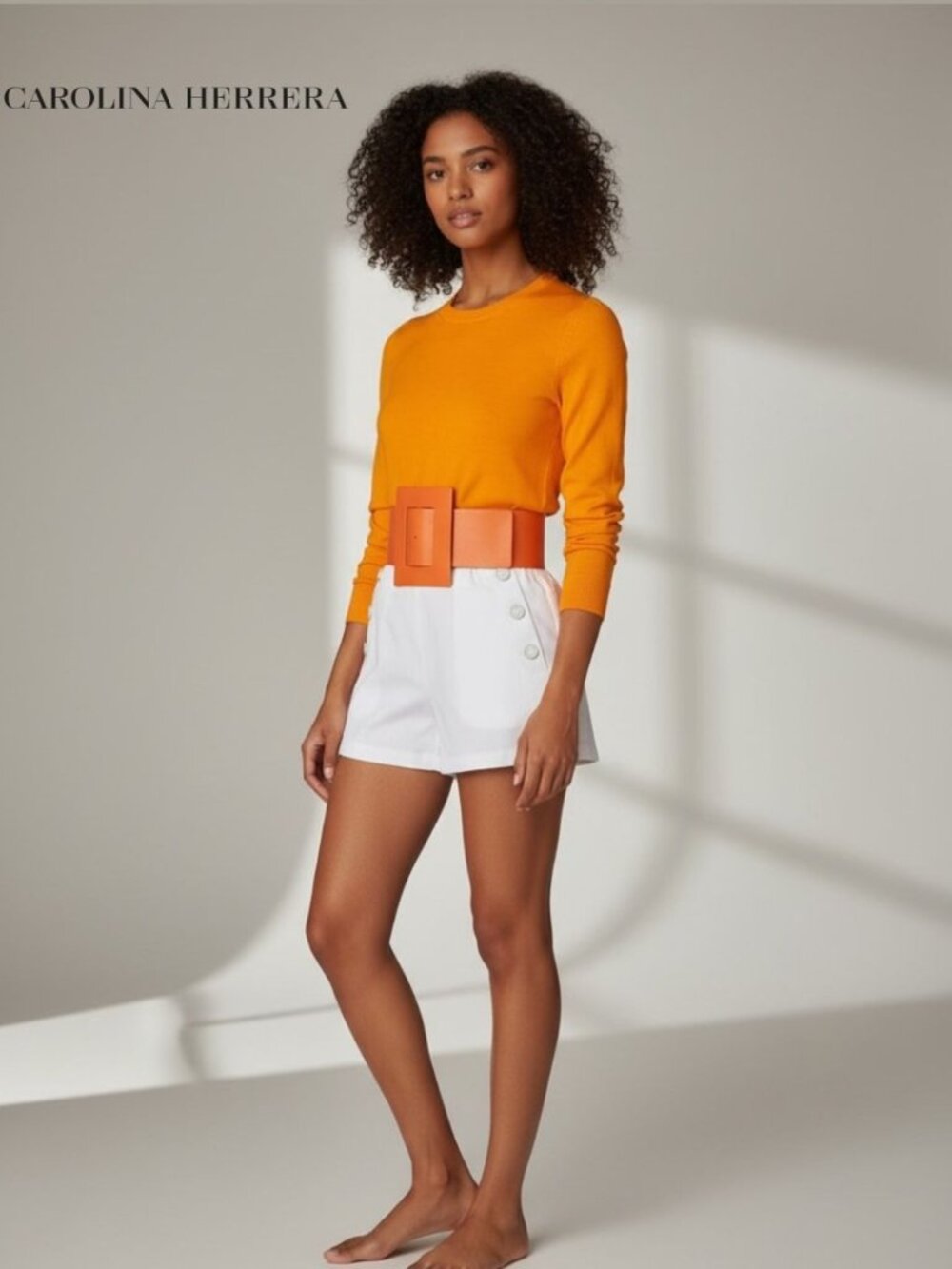 Carolina Herrera Long Sleeve Knit Pullover